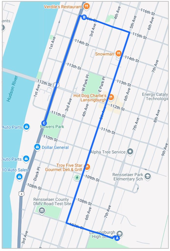 Memorial Day Parade Route 2025